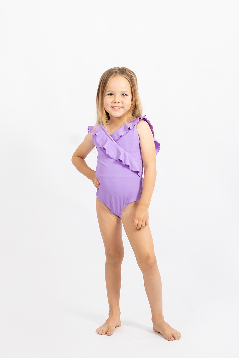 Frill one piece swimsuit online