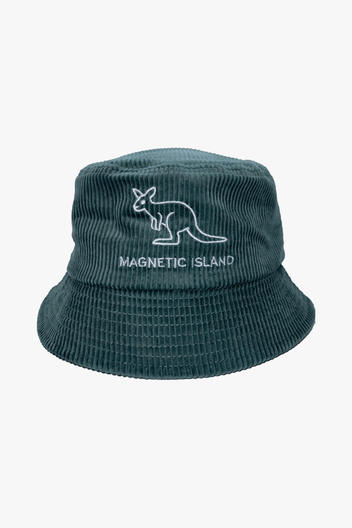 Koro - Green Wallaby Bucket Hat - Adult Size