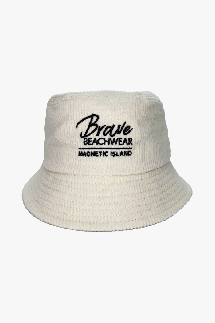 Rylee - White Bucket Hat - Adult Size